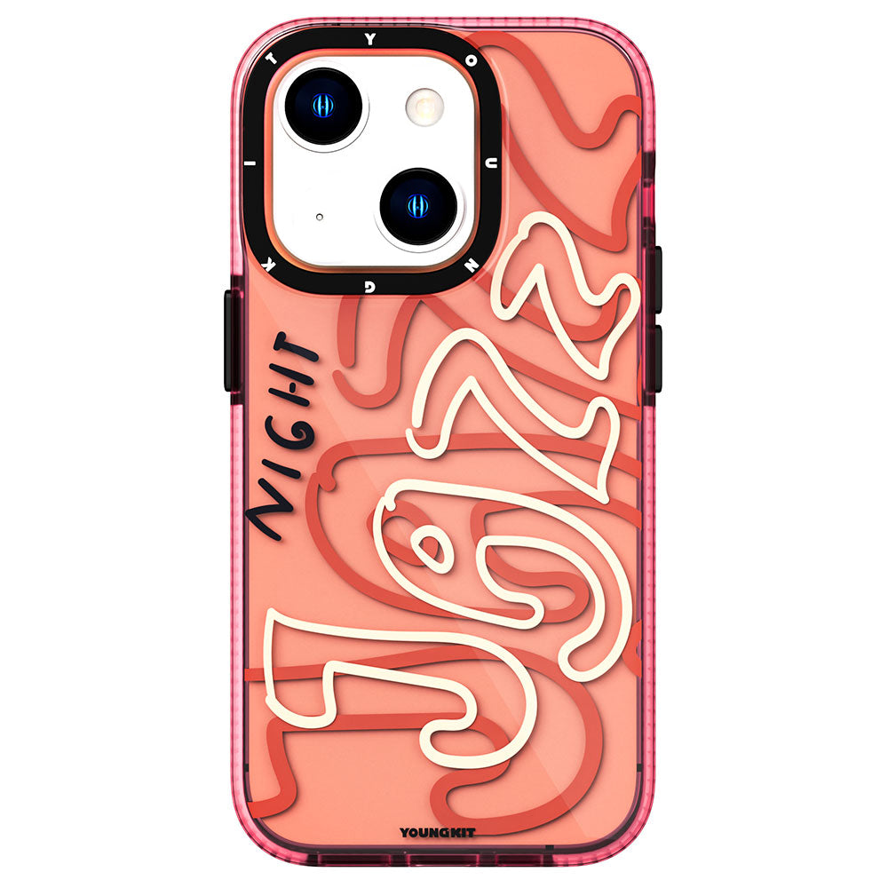 YoungKit Jazz Serisi iPhone 13 Şeffaf Renkli Yazı Temalı Tasarım Telefon Kılıfı - 2 YoungKit Jazz Serisi iPhone 13 Şeffaf Renkli Yazı Temalı Tasarım Telefon Kılıfı - 2